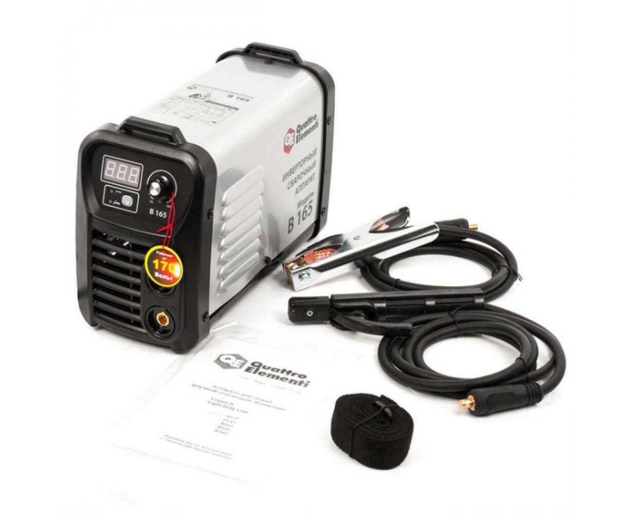 Сварочный инвертор quattro elementi. Quattro elementi b 165. inverter quattro logo.