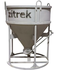 Бункер для бетона Zitrek БН-1.5 (лоток), фото 